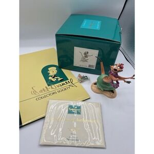 AUTHENTIC WDCC Timon "Luau" Disney The Lion King Figurine + Pin COMPLETE BOX